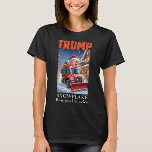 Camiseta Donald Trump Natal Engraçado Remoção do Floco de N