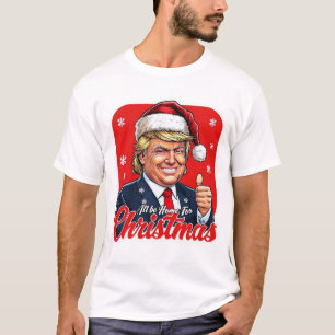 Camiseta Donald Trump Natal Papai Noel Art