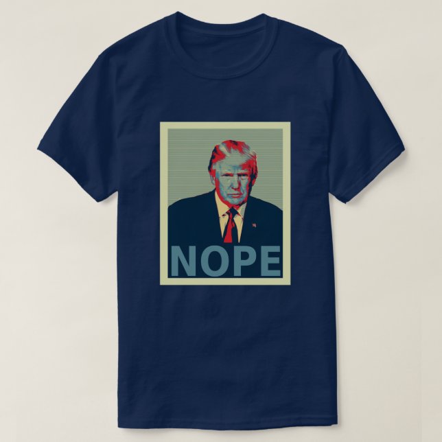 Camiseta Donald Trump Nope Eleito Perdedor (Frente do Design)