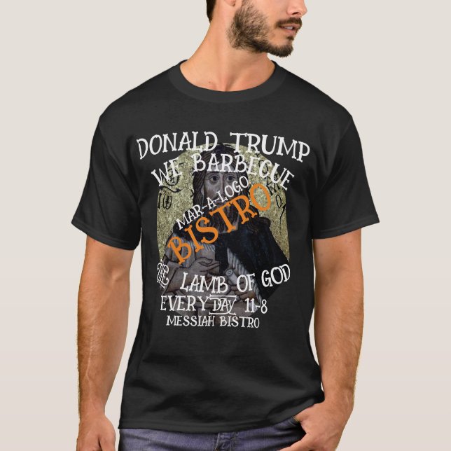 CAMISETA DONALD TRUMP NÓS BARBATEMOS A LÂMPADA DE DEUS TODO (Frente)