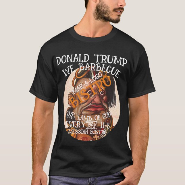 CAMISETA DONALD TRUMP NÓS BARBATEMOS A LÂMPADA DE DEUS TODO (Frente)