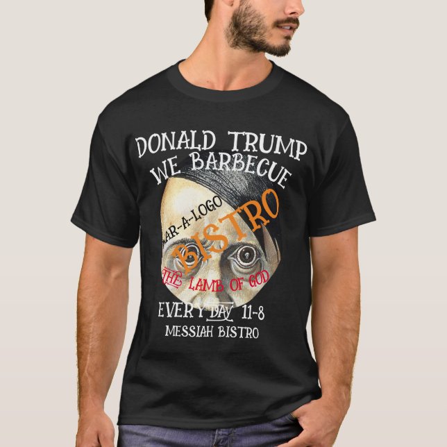CAMISETA DONALD TRUMP NÓS BARBATEMOS A LÂMPADA DE DEUS TODO (Frente)