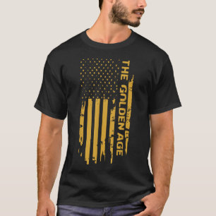 Camiseta Donald Trump Ouro Idade Da América Começa Certo Nã