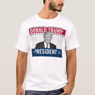 Camiseta Donald Trump para o presidente