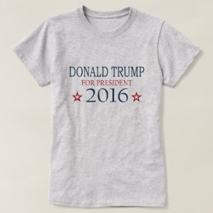 Camiseta Donald Trump para o Presidente 2016