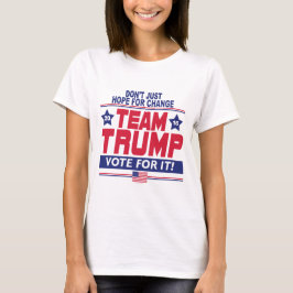 Camiseta Donald Trump para o presidente 2016