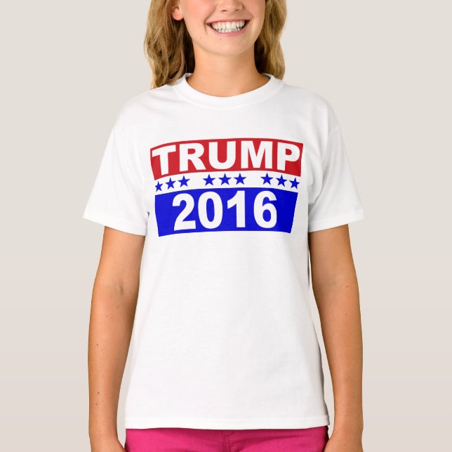 Camiseta Donald Trump para o presidente 2016 (Frente)