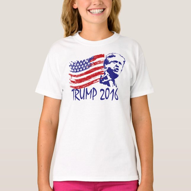 Camiseta Donald Trump para o presidente 2016 - republicano (Frente)