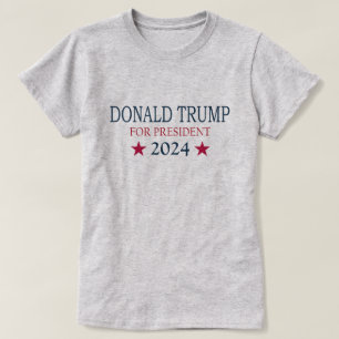 Camiseta Donald Trump para o Presidente 2024