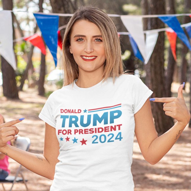 Camiseta Donald Trump Para O Presidente 2024 (Criador carregado)