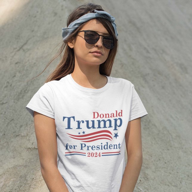 Camiseta Donald Trump Para O Presidente 2024 (Criador carregado)