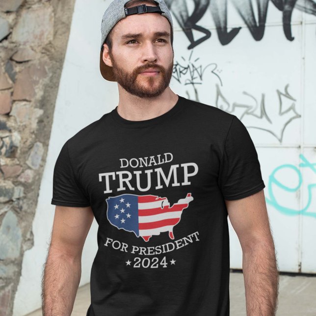 Camiseta Donald Trump Para O Presidente 2024 (Criador carregado)