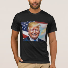 Camiseta Donald Trump Para O Presidente 2024