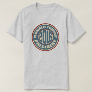 Camiseta Donald Trump para o presidente em 2016