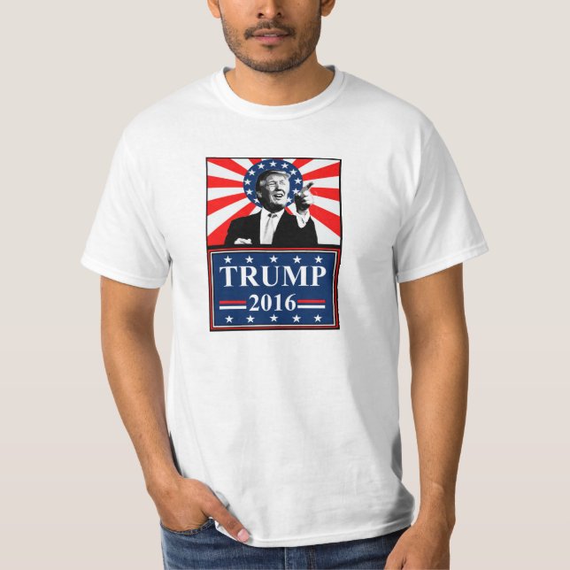 Camiseta Donald Trump para o presidente Tshirtke 2016 (Frente)