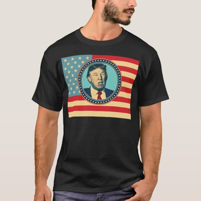Camiseta donald trump para presidente (Frente)