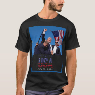 Camiseta Donald Trump Pennsylvania Rally Shoting 2024