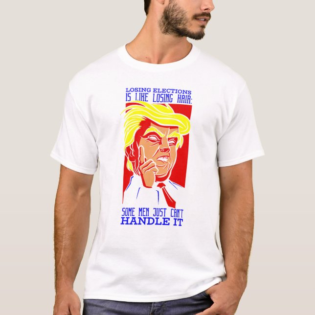 Camiseta donald trump perdeu a eleição (Frente)