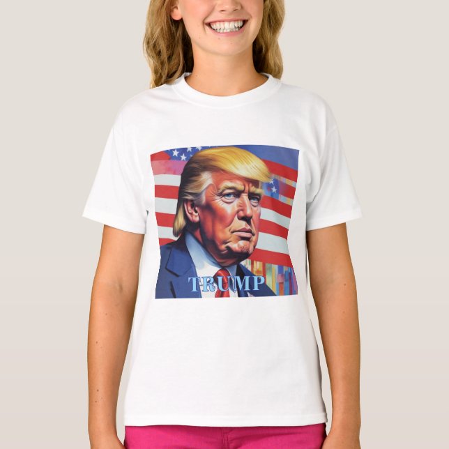 Camiseta Donald Trump Pop Art (Frente)