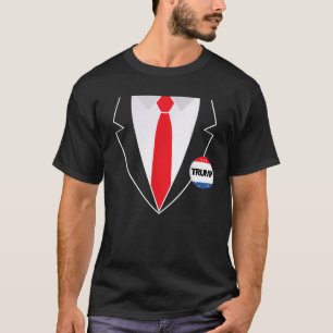 Camiseta Donald Trump Preguiçoso Fato de Halloween Figurume