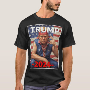 Camiseta Donald Trump Presidente 2024 - Maga