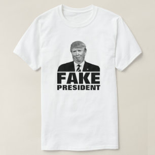 Camiseta Donald Trump "PRESIDENTE FALSIFICADO" para cores