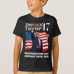 Camiseta Donald Trump Presidente Inauguração Dia 2025 Victo