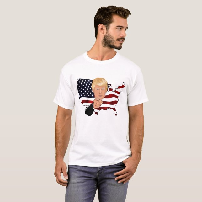 Camiseta Donald Trump quê-lo (Frente Completa)