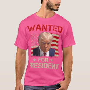 Camiseta Donald Trump Queria O Presidente 2024, Bandeira Vi