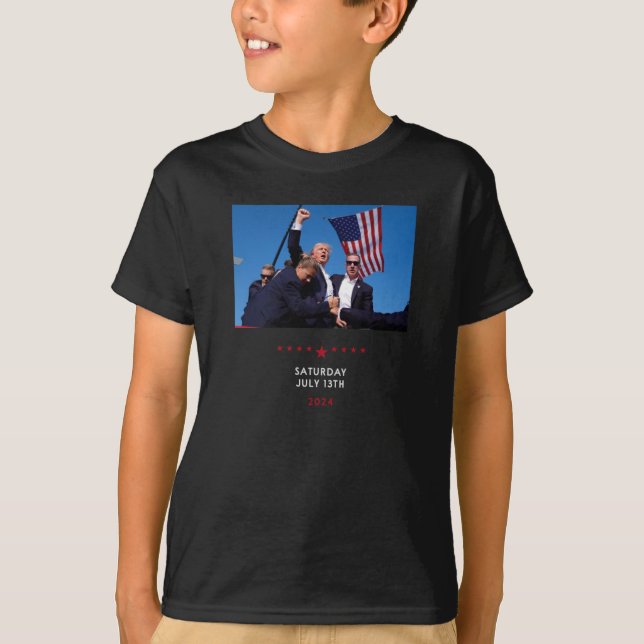 Camiseta Donald Trump Rally Na Pensilvânia (Frente)