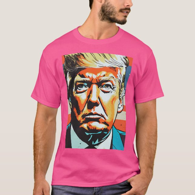 Camiseta Donald Trump Reflexões Da América (Frente)