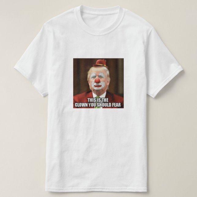 CAMISETA DONALD TRUMP SCARY (Frente do Design)