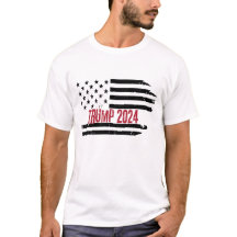 Donald Trump Supporter Grunge Flag T Shirt