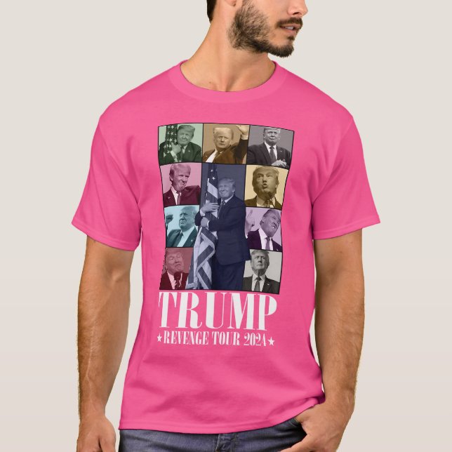 Camiseta Donald Trump The Revenge Tour 2024 Funny Trump 202 (Frente)