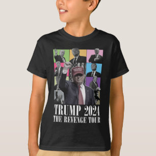 Camiseta Donald Trump The Revenge Tour 2024 Para Homens E M