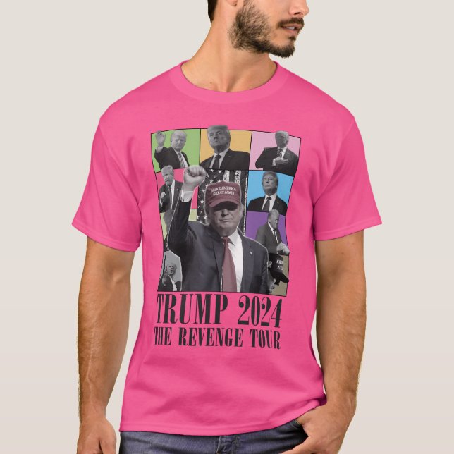 Camiseta Donald Trump The Revenge Tour Engraçado Eleição Pa (Frente)