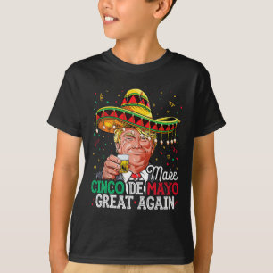 Camiseta Donald Trump Torna Excelente Cinco De Mayo Novamen