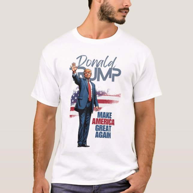 Camiseta Donald Trump Torna O Excelente Americano De Novo N (Frente)