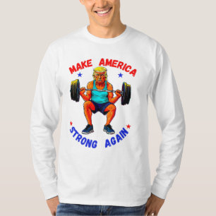 CAMISETA DONALD TRUMP - TORNE A AMÉRICA FORTE NOVAMENTE