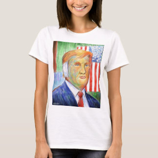 Camiseta Donald Trump Van Gogh T-shirt feminina