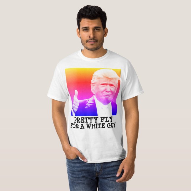 Camiseta DONALD TRUMP, Voo Bonito para T-shirts de cara bra (Frente Completa)