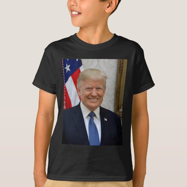 Camiseta Donald Trump White House Presidente Portrait (Frente)
