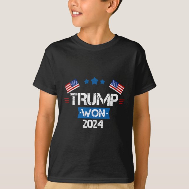 Camiseta Donald Trump Won 2024 Election Inauguration Men Wo (Frente)