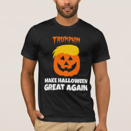 Camiseta Donald Trumpkin faz o excelente do Dia das Bruxas
