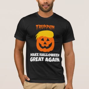 Camiseta Donald Trumpkin faz o excelente do Dia das Bruxas
