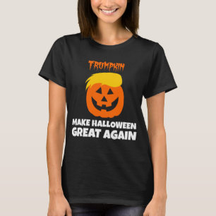 Camiseta Donald Trumpkin faz o excelente do Dia das Bruxas