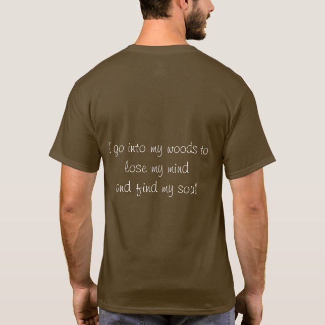 Camiseta Donald's Woods onde ele perder da mente, encontra  (Verso)