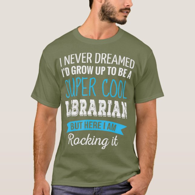 Camiseta Donativos Bibliotecários Que Nunca Sonhei Com Bibl (Frente)