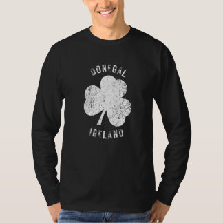 Camiseta Donegal Irlanda Trevo Vintage Aparência Desgastada