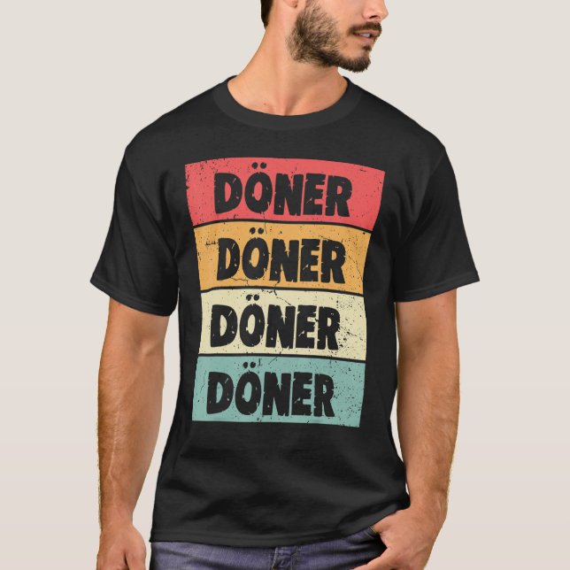Camiseta Doner Turco Dürüm Doner Skewer Fastfood Kebap (Frente)